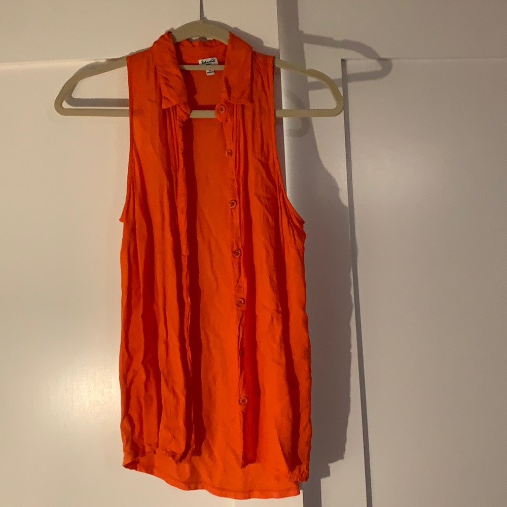 Women’s orange splendid shirt size small